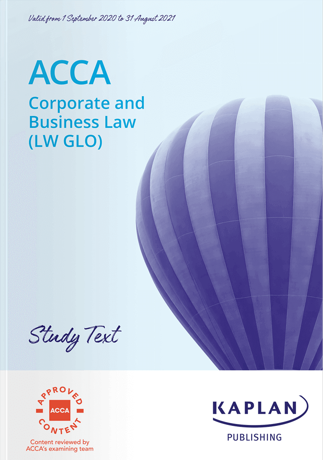 Acca F8 Audit And Assurance International Study Text Study Poster