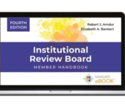 Navigate eBook Access for Institutional Review Board: Member Handbook - 730 Day Access