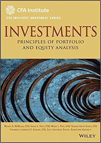 Investments: Principles of Portfolio and Equity Analysis (E-Book)