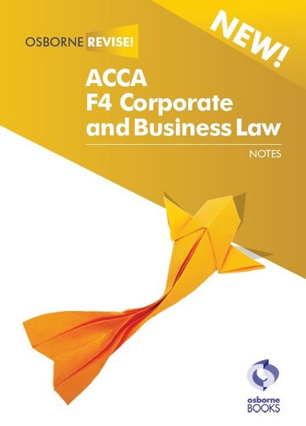 ACCA F4 Corporate and Business Law (CL) UK